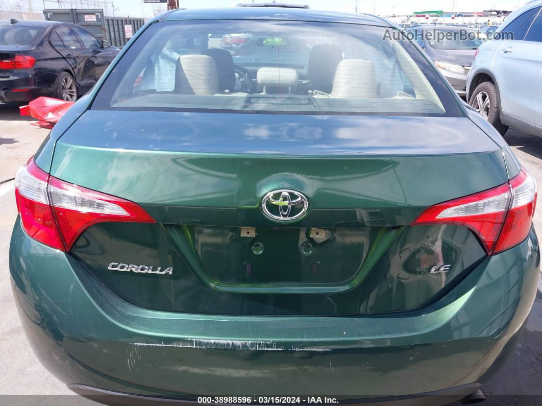 2014 Toyota Corolla Le Plus Green vin: 5YFBURHE4EP024669