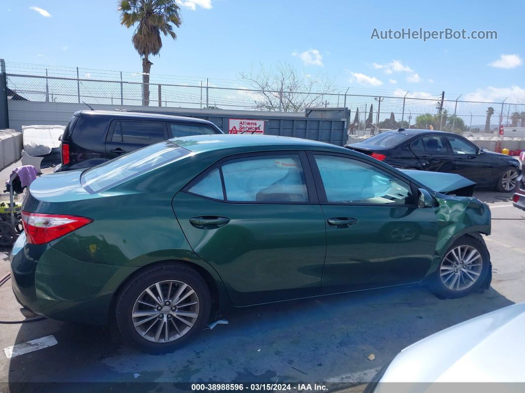 2014 Toyota Corolla Le Plus Green vin: 5YFBURHE4EP024669