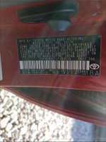 2014 Toyota Corolla L Красный vin: 5YFBURHE4EP089540