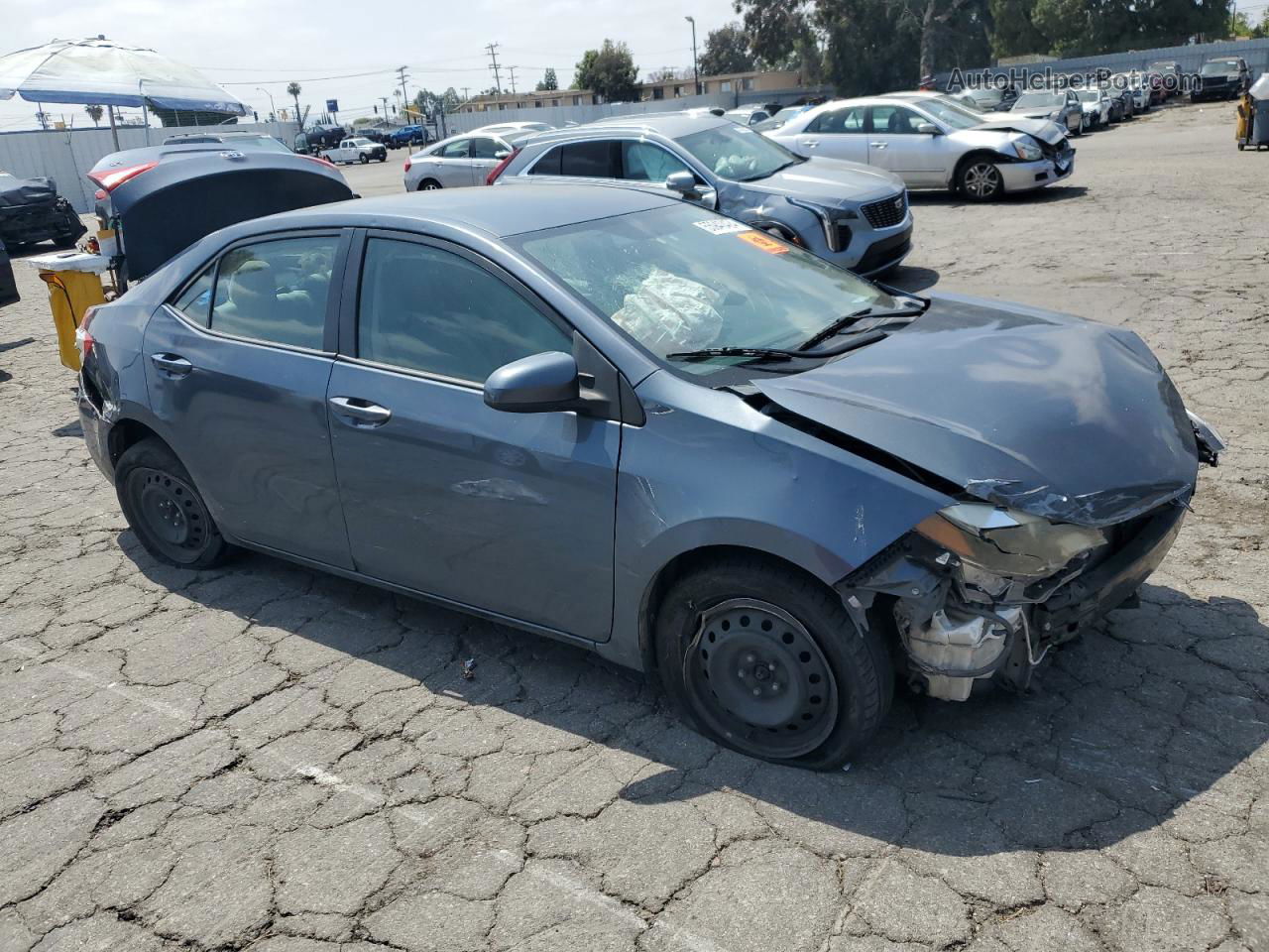 2014 Toyota Corolla L Gray vin: 5YFBURHE4EP106952