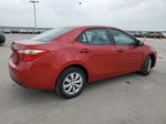 2014 Toyota Corolla L Red vin: 5YFBURHE4EP111858