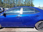 2014 Toyota Corolla S Plus Blue vin: 5YFBURHE4EP121001