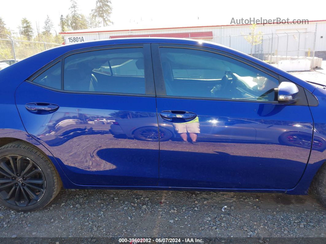 2014 Toyota Corolla S Plus Синий vin: 5YFBURHE4EP121001