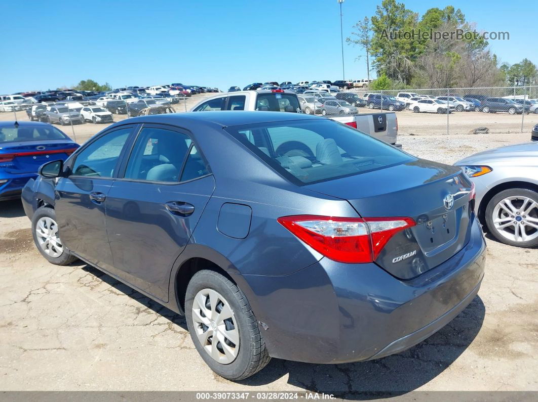 2015 Toyota Corolla L Blue vin: 5YFBURHE4FP179143