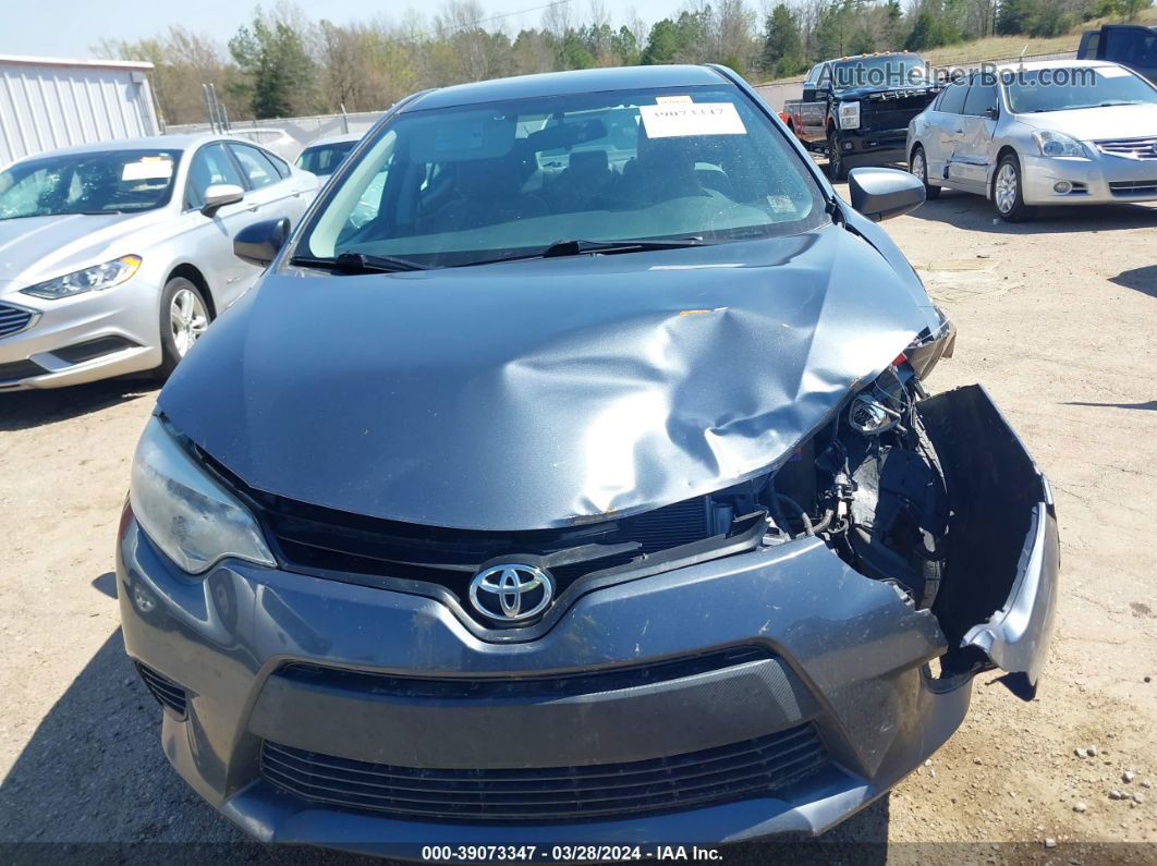 2015 Toyota Corolla L Blue vin: 5YFBURHE4FP179143