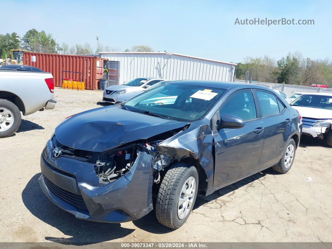 2015 Toyota Corolla L Blue vin: 5YFBURHE4FP179143