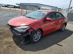 2015 Toyota Corolla L Burgundy vin: 5YFBURHE4FP183158