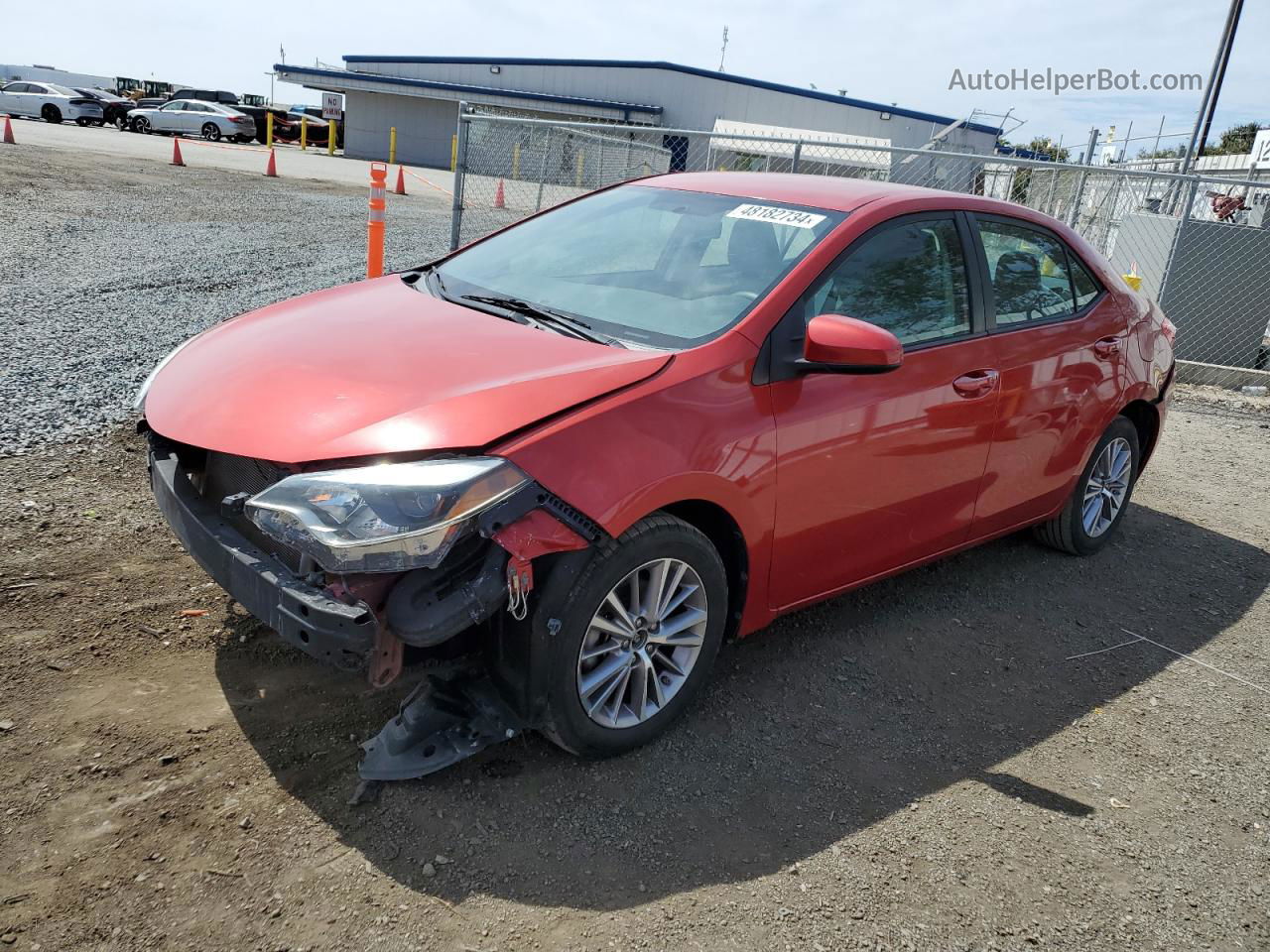 2015 Toyota Corolla L Burgundy vin: 5YFBURHE4FP183158