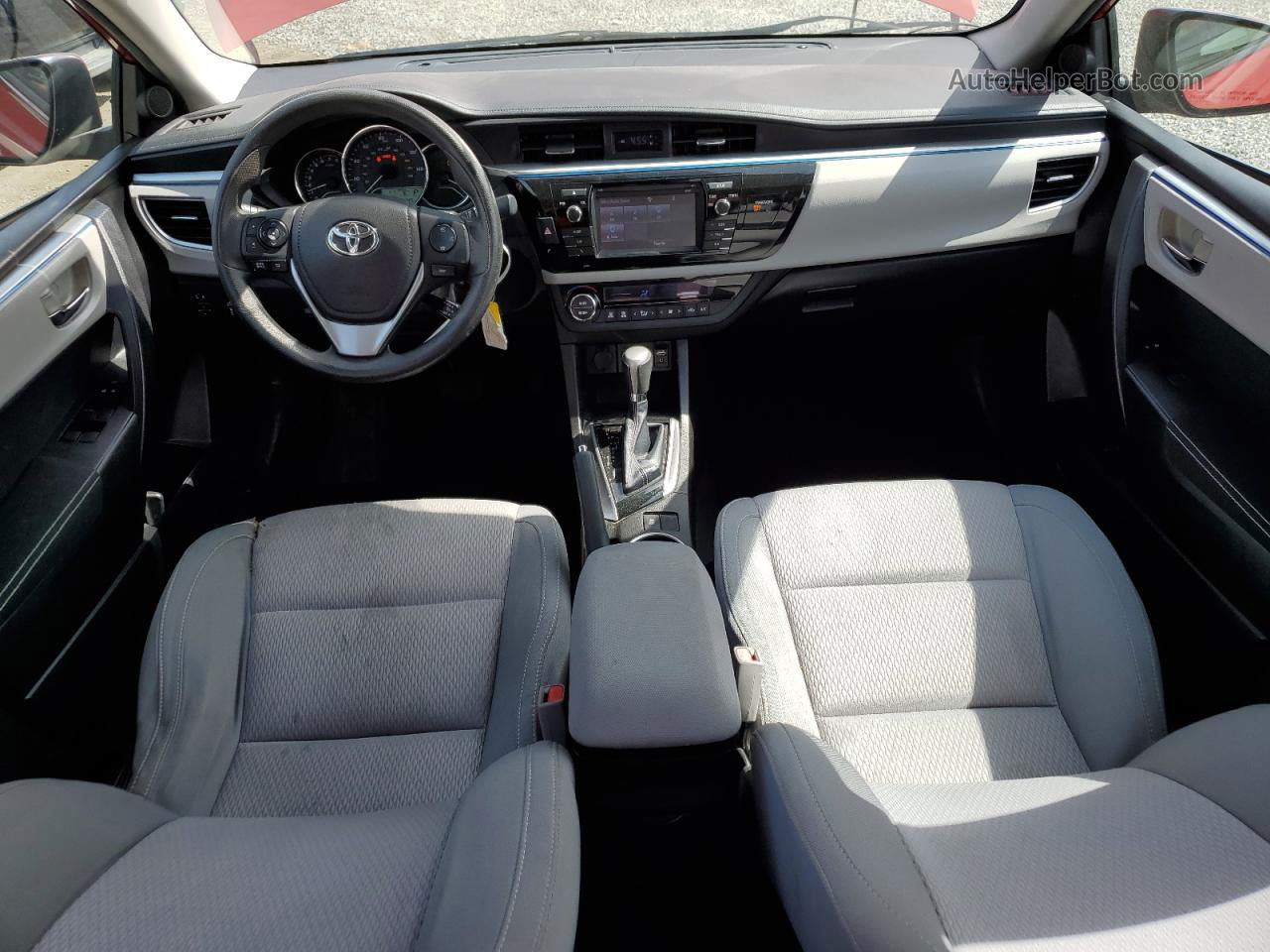 2015 Toyota Corolla L Бордовый vin: 5YFBURHE4FP183158