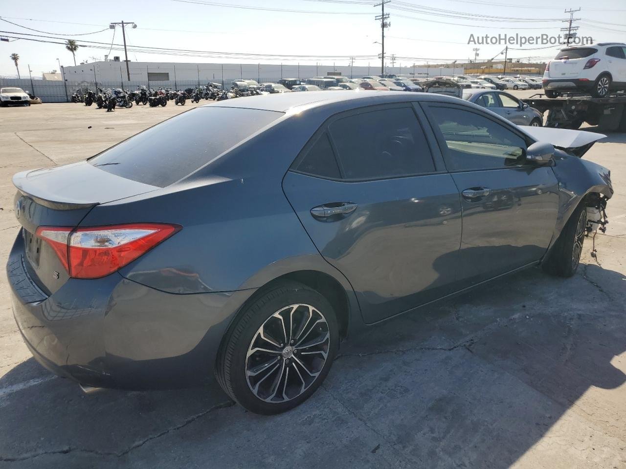 2015 Toyota Corolla L Charcoal vin: 5YFBURHE4FP213968