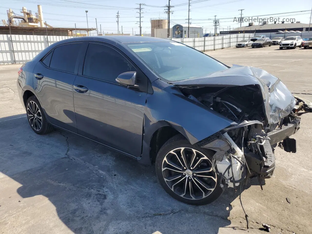 2015 Toyota Corolla L Charcoal vin: 5YFBURHE4FP213968