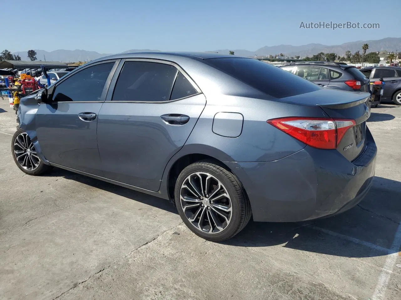 2015 Toyota Corolla L Charcoal vin: 5YFBURHE4FP213968