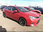 2015 Toyota Corolla Le Red vin: 5YFBURHE4FP265245