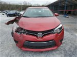 2015 Toyota Corolla L Red vin: 5YFBURHE4FP265438