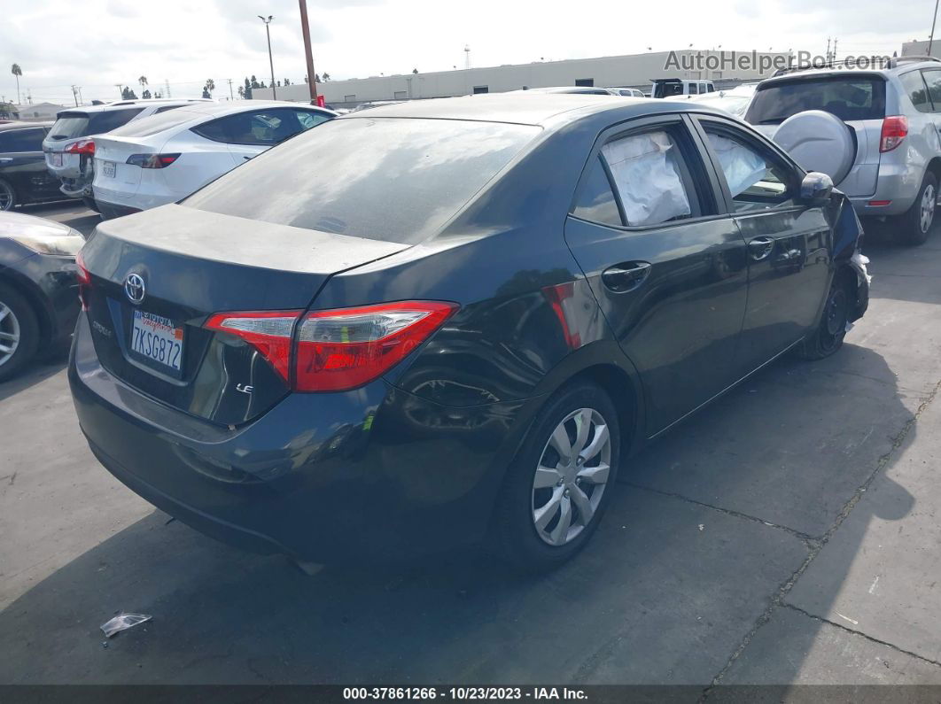 2015 Toyota Corolla Le Black vin: 5YFBURHE4FP292526