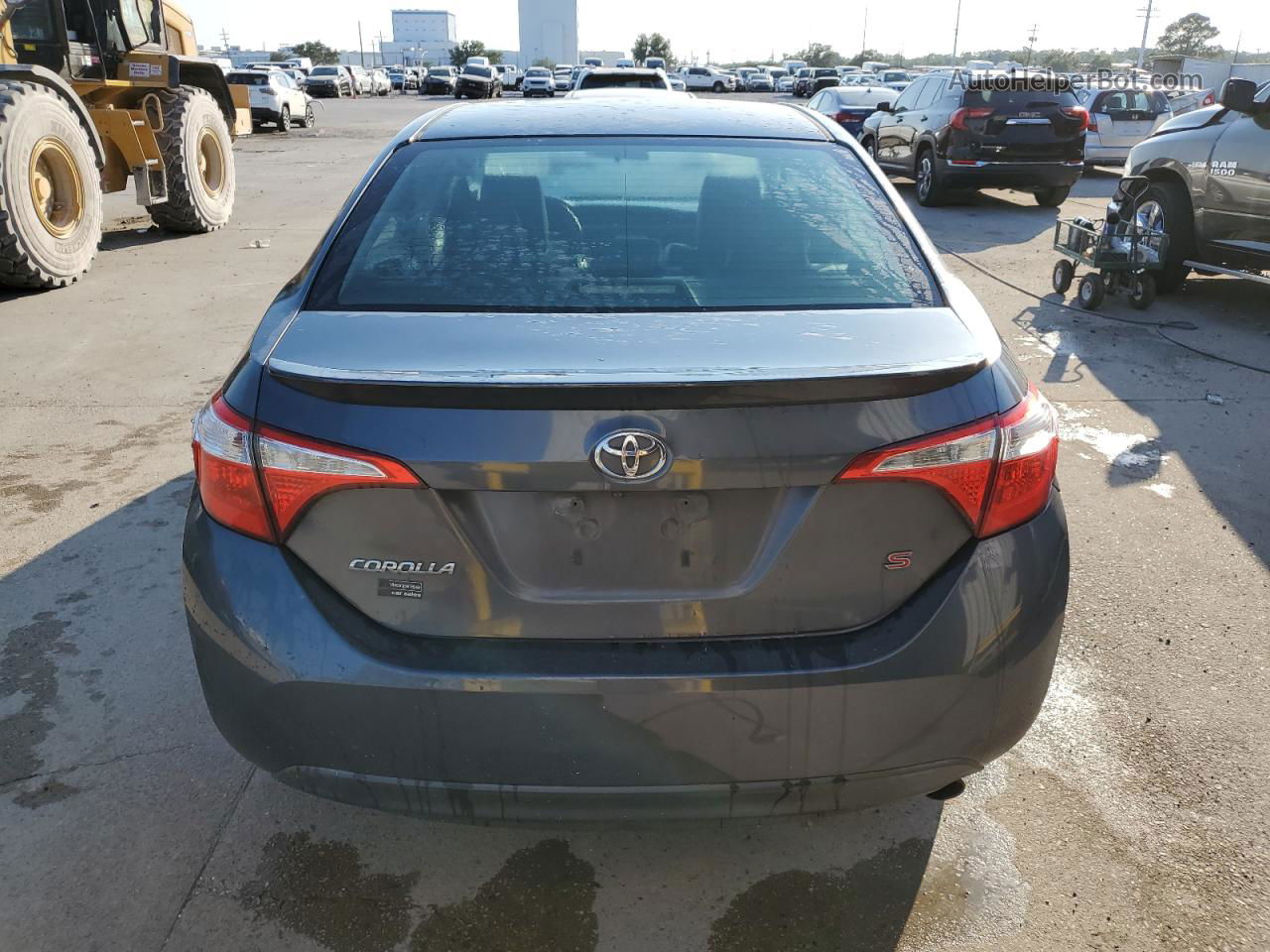 2015 Toyota Corolla L Blue vin: 5YFBURHE4FP298214