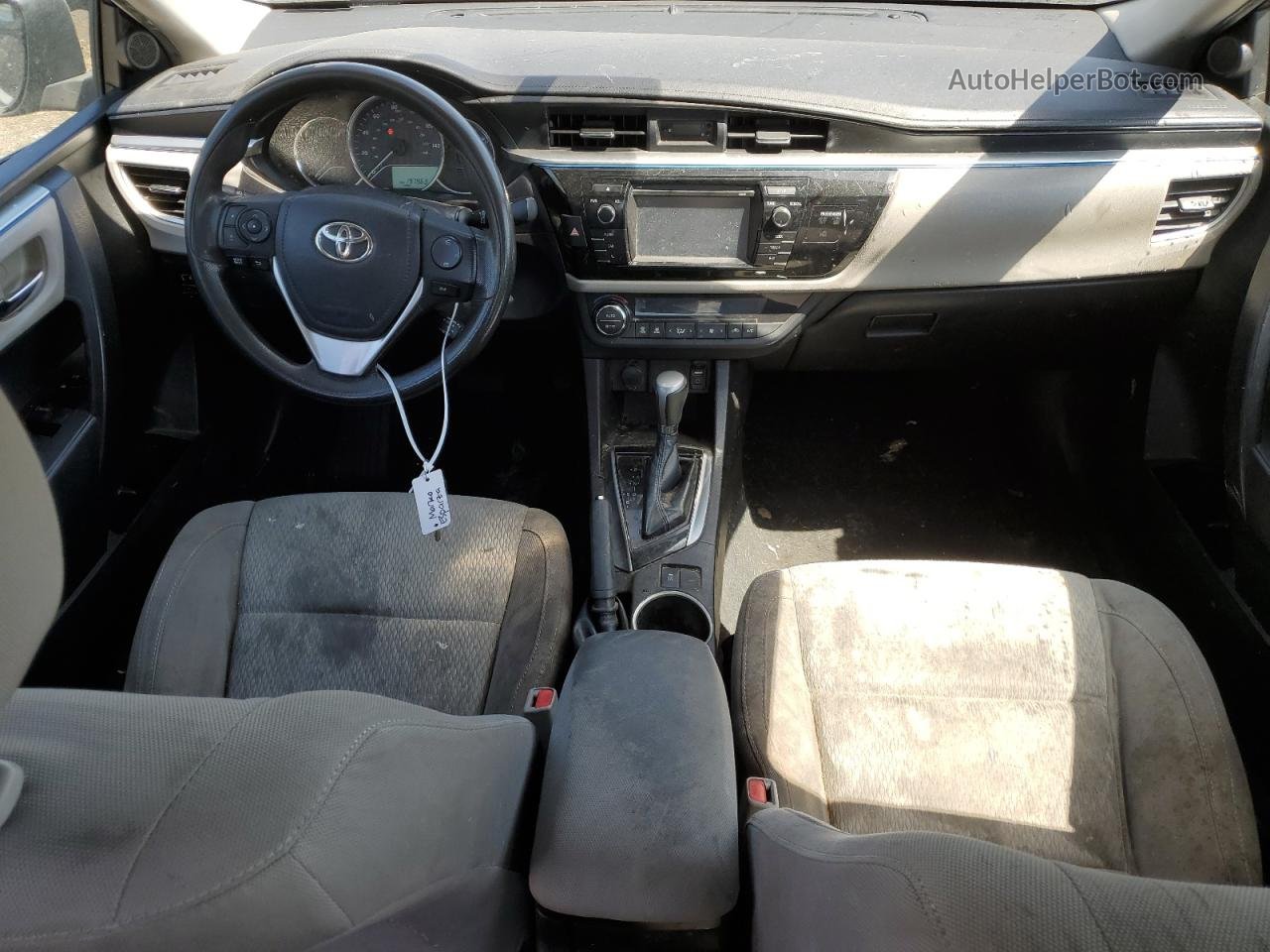 2015 Toyota Corolla L Черный vin: 5YFBURHE4FP338324
