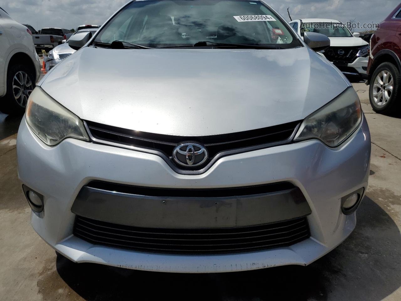 2015 Toyota Corolla L Silver vin: 5YFBURHE4FP344625