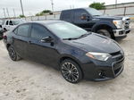 2015 Toyota Corolla L Black vin: 5YFBURHE4FP353325