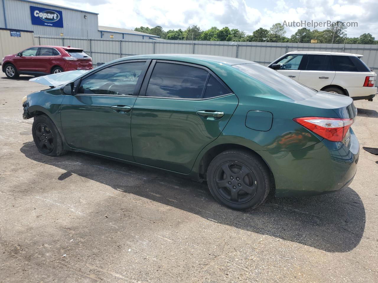 2016 Toyota Corolla L Green vin: 5YFBURHE4GP366089