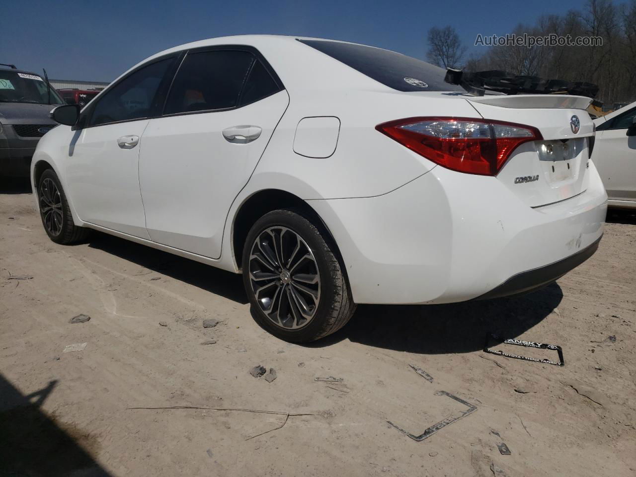 2016 Toyota Corolla L White vin: 5YFBURHE4GP470095