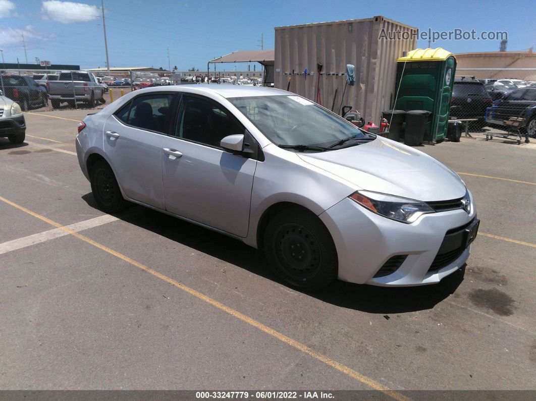 2016 Toyota Corolla L/le/s/s Plus/le Plus Серый vin: 5YFBURHE4GP494414