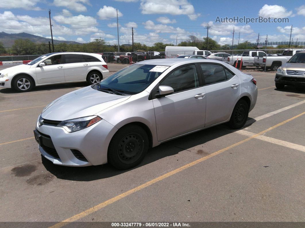 2016 Toyota Corolla L/le/s/s Plus/le Plus Серый vin: 5YFBURHE4GP494414