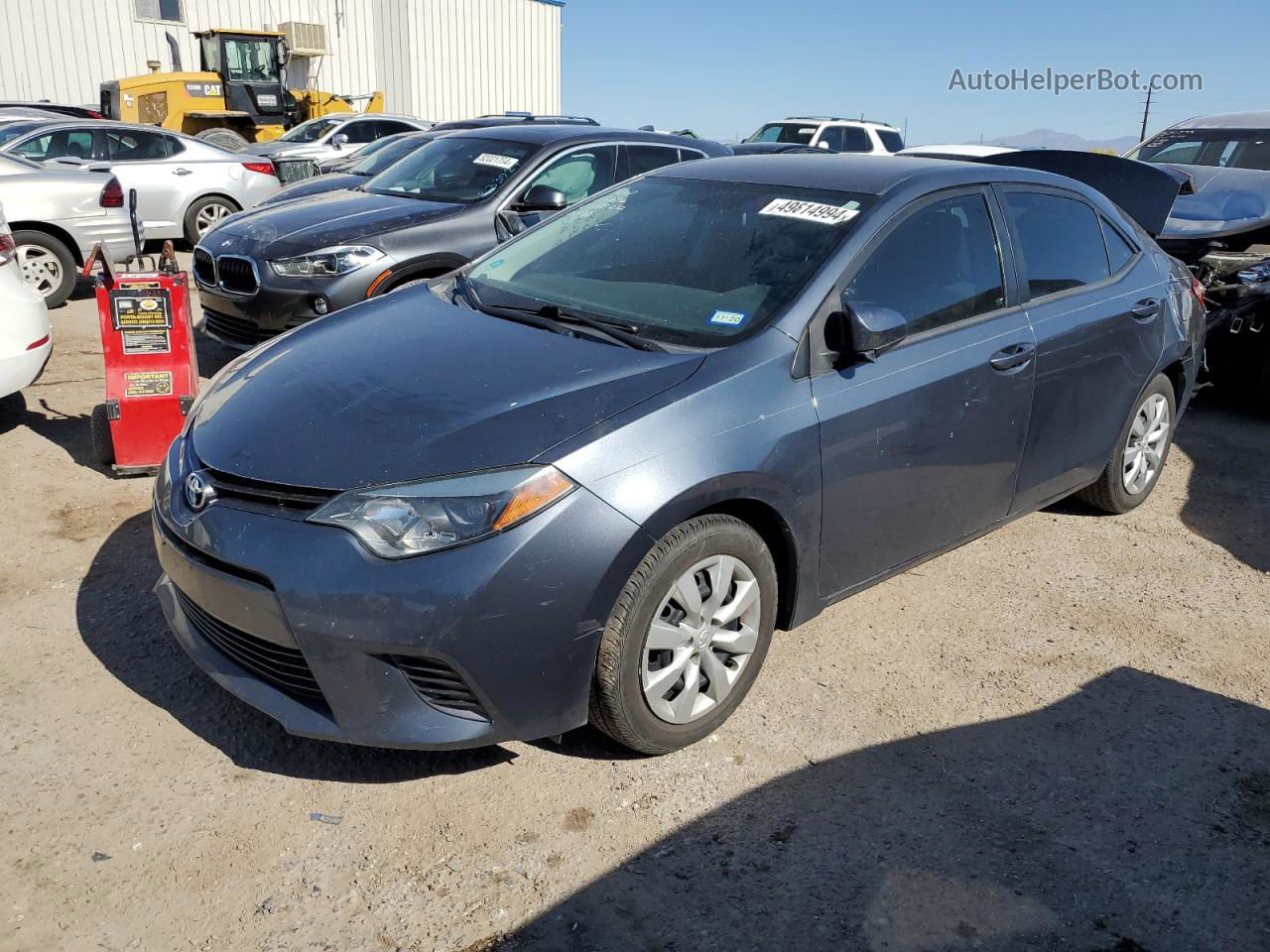 2016 Toyota Corolla L Charcoal vin: 5YFBURHE4GP523295