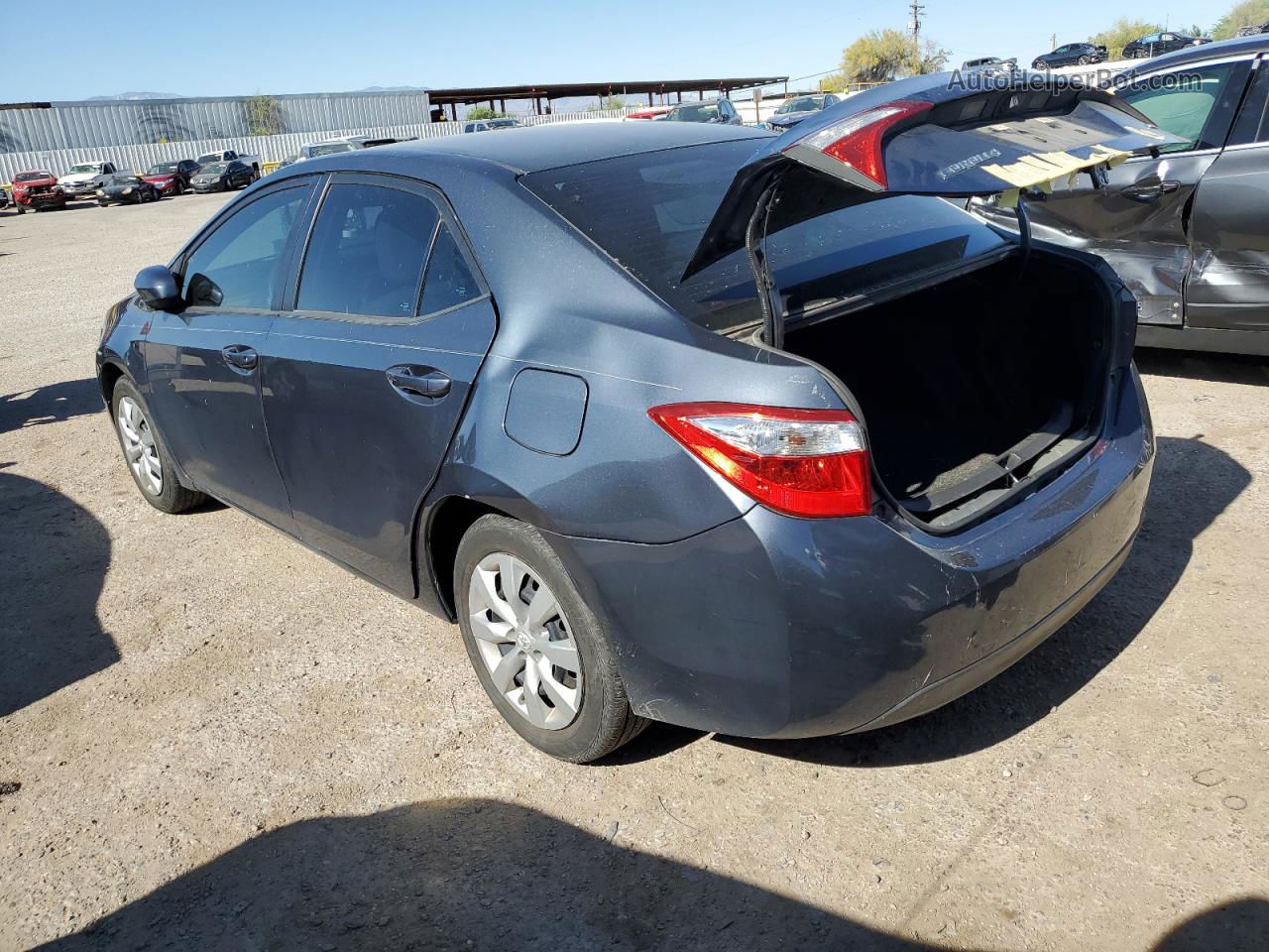 2016 Toyota Corolla L Charcoal vin: 5YFBURHE4GP523295