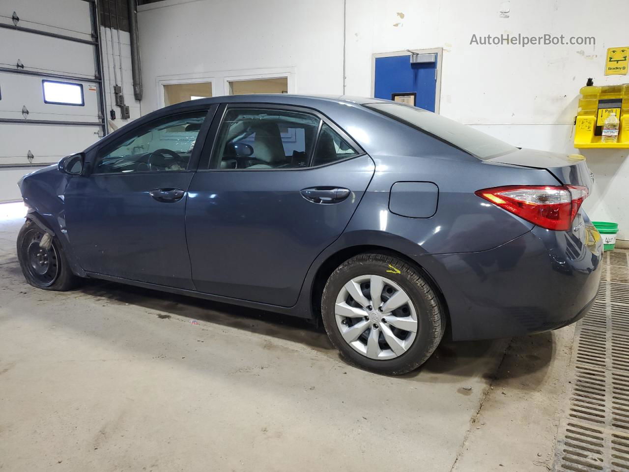 2016 Toyota Corolla L Gray vin: 5YFBURHE4GP535463