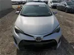 2017 Toyota Corolla L Silver vin: 5YFBURHE4HP609160