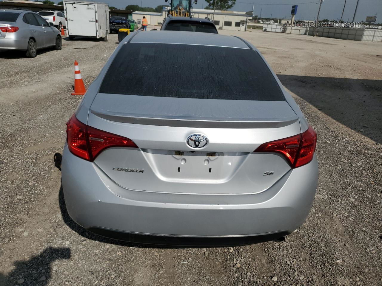 2017 Toyota Corolla L Silver vin: 5YFBURHE4HP609160