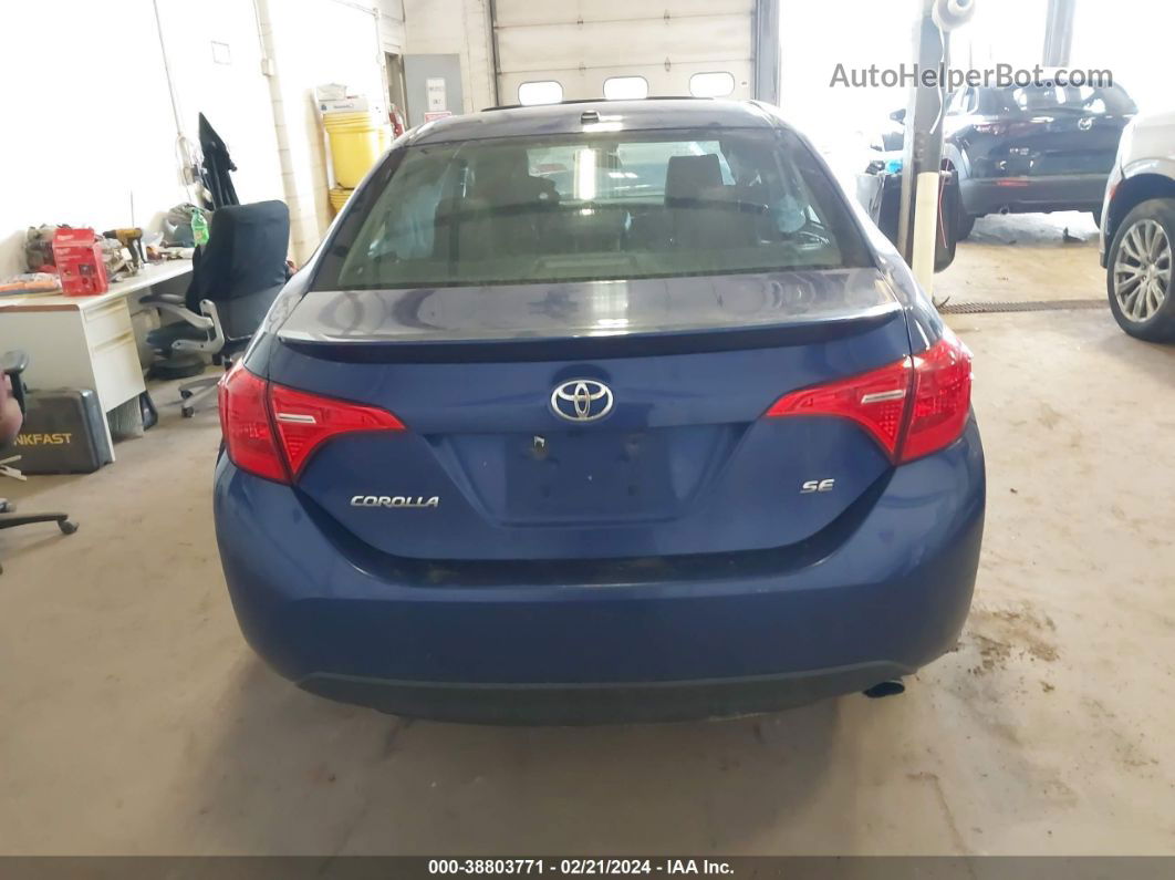 2017 Toyota Corolla Se Синий vin: 5YFBURHE4HP642935