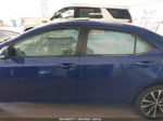 2017 Toyota Corolla Se Blue vin: 5YFBURHE4HP642935