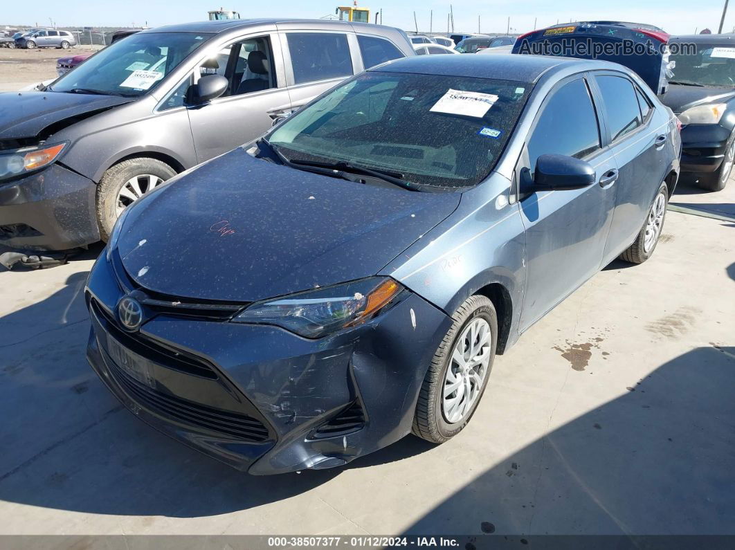 2017 Toyota Corolla Le Blue vin: 5YFBURHE4HP659539