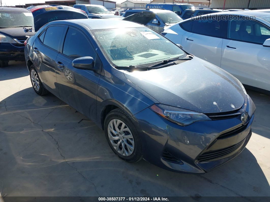 2017 Toyota Corolla Le Blue vin: 5YFBURHE4HP659539