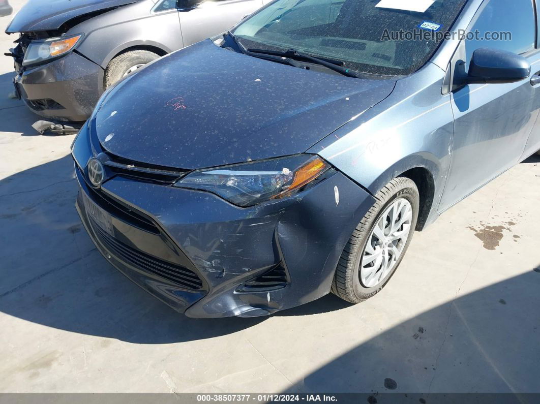 2017 Toyota Corolla Le Blue vin: 5YFBURHE4HP659539