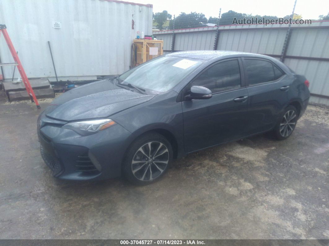 2017 Toyota Corolla Se Blue vin: 5YFBURHE4HP683999