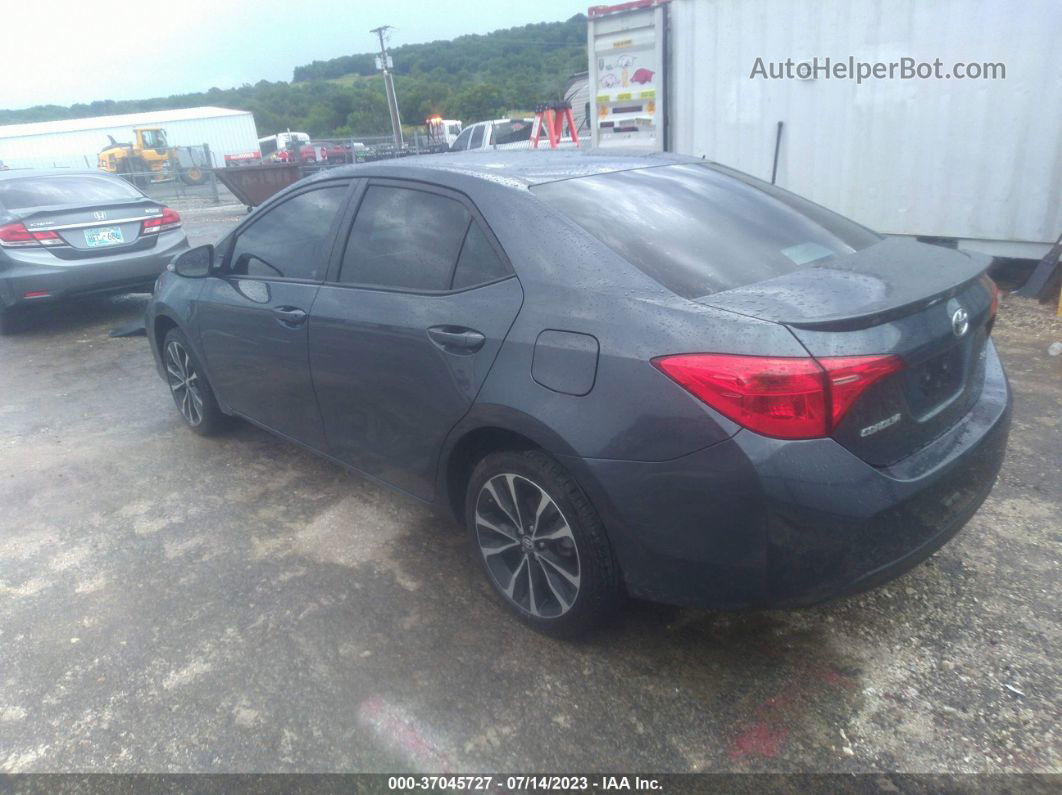 2017 Toyota Corolla Se Синий vin: 5YFBURHE4HP683999