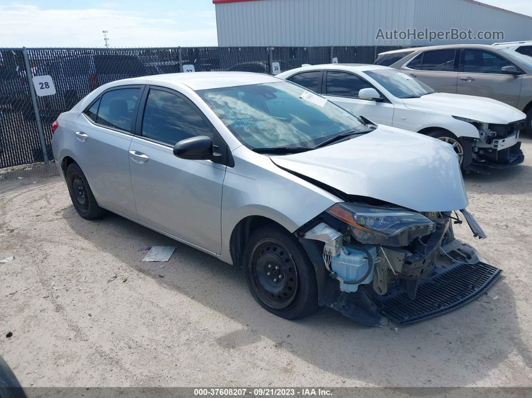 2017 Toyota Corolla L/le/xle/se Silver vin: 5YFBURHE4HP723403