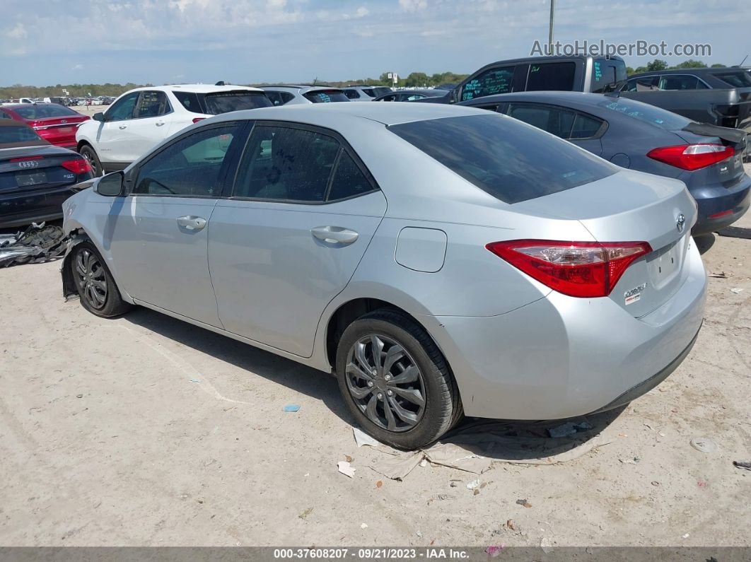 2017 Toyota Corolla L/le/xle/se Silver vin: 5YFBURHE4HP723403