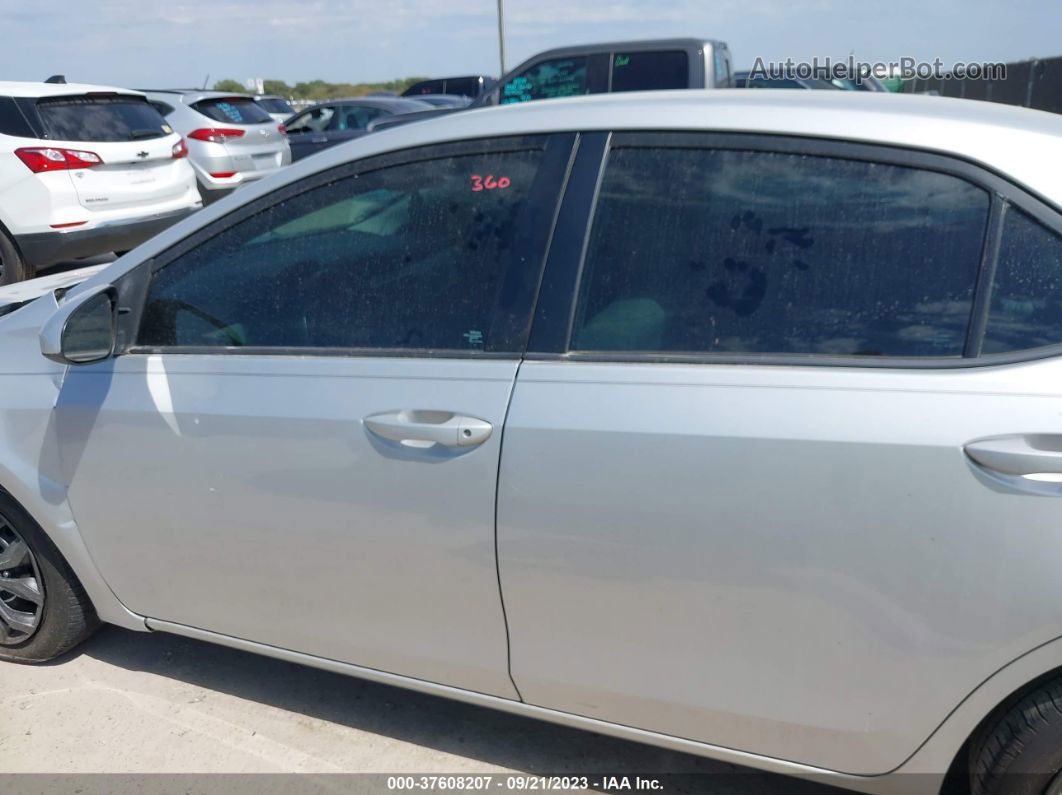 2017 Toyota Corolla L/le/xle/se Silver vin: 5YFBURHE4HP723403