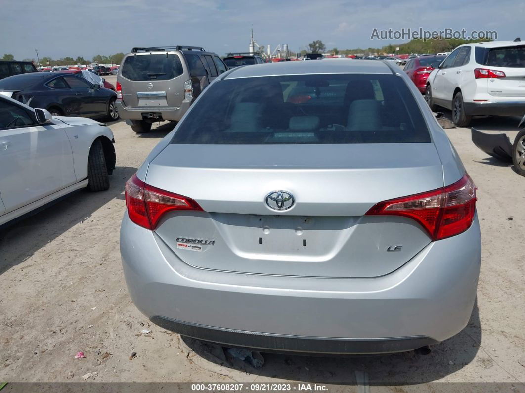 2017 Toyota Corolla L/le/xle/se Silver vin: 5YFBURHE4HP723403