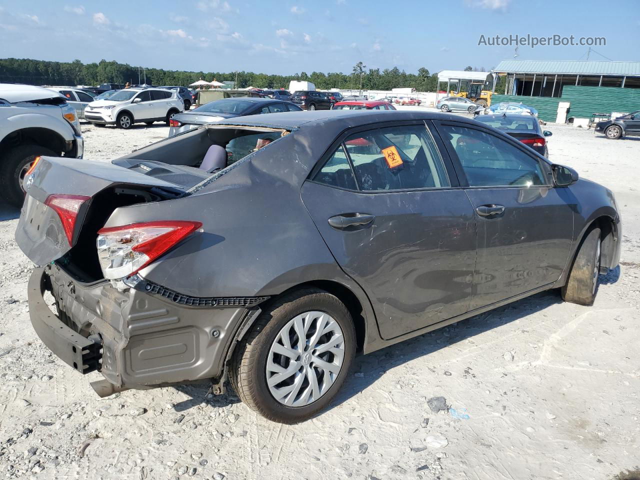 2019 Toyota Corolla L Brown vin: 5YFBURHE4KP860980