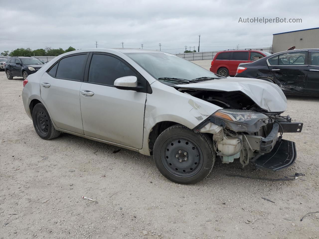 2019 Toyota Corolla L Silver vin: 5YFBURHE4KP865225