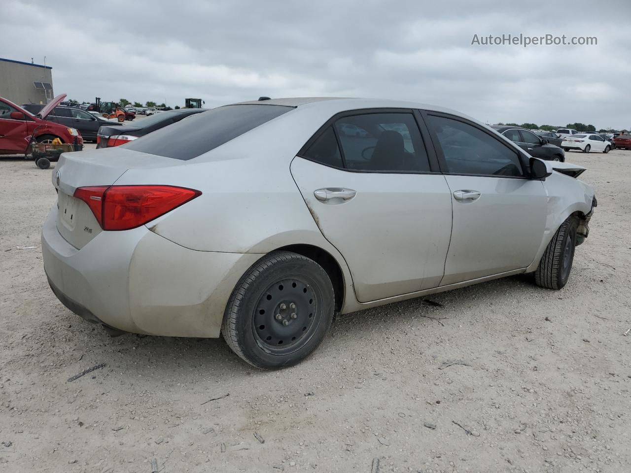 2019 Toyota Corolla L Silver vin: 5YFBURHE4KP865225