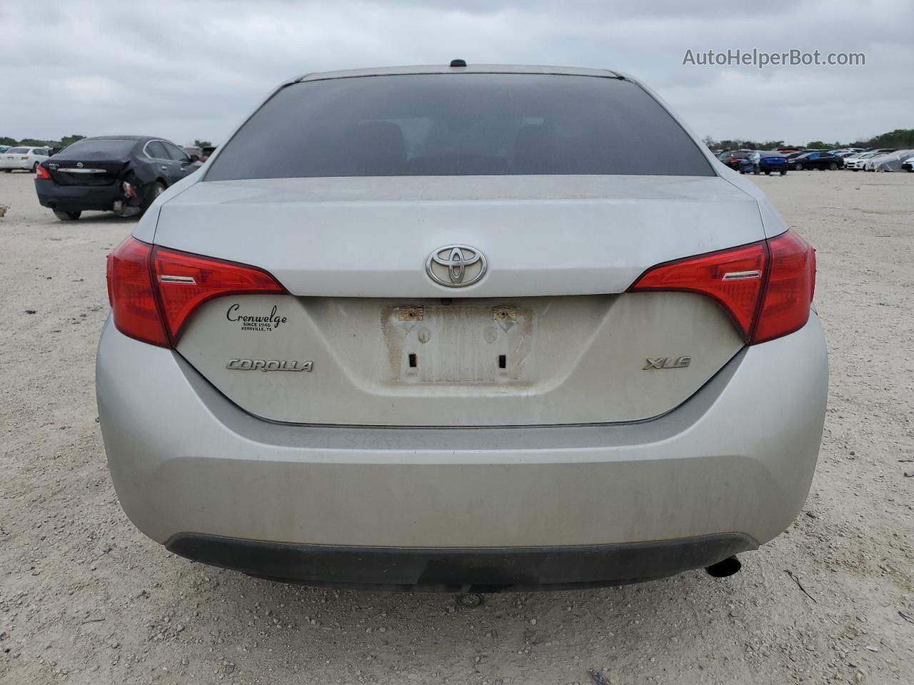 2019 Toyota Corolla L Silver vin: 5YFBURHE4KP865225