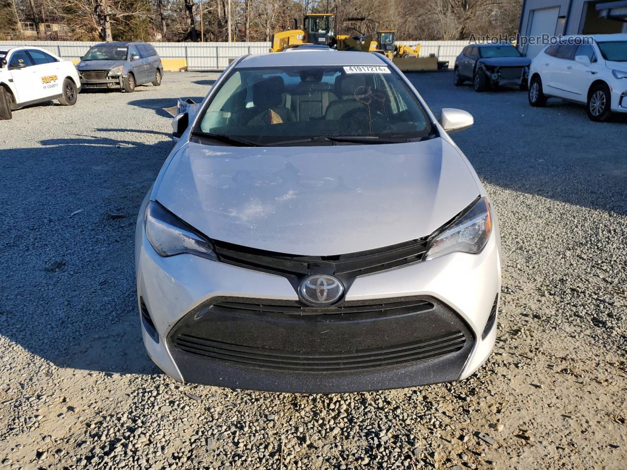 2019 Toyota Corolla L Silver vin: 5YFBURHE4KP866682