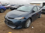 2019 Toyota Corolla L Blue vin: 5YFBURHE4KP870862