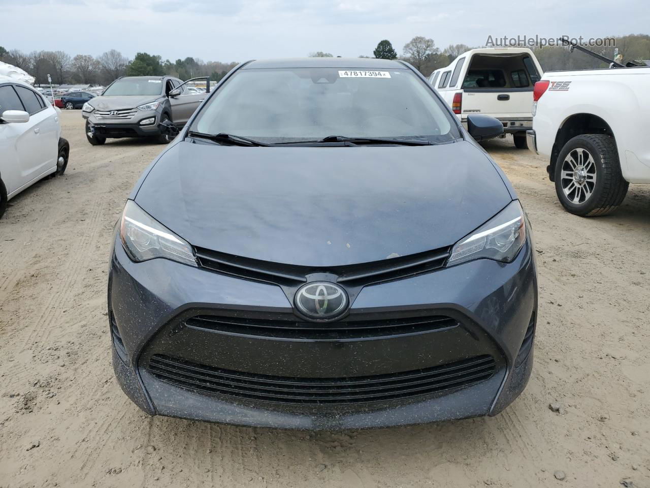 2019 Toyota Corolla L Gray vin: 5YFBURHE4KP881988